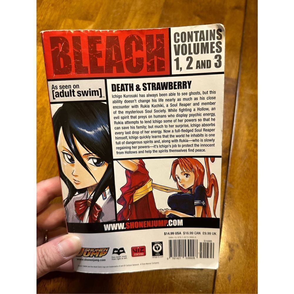 BLEACH 3-In-1 Tite Kubo Volume 1 2 3 Manga Anime English Paperback Book - Picture 3 of 9